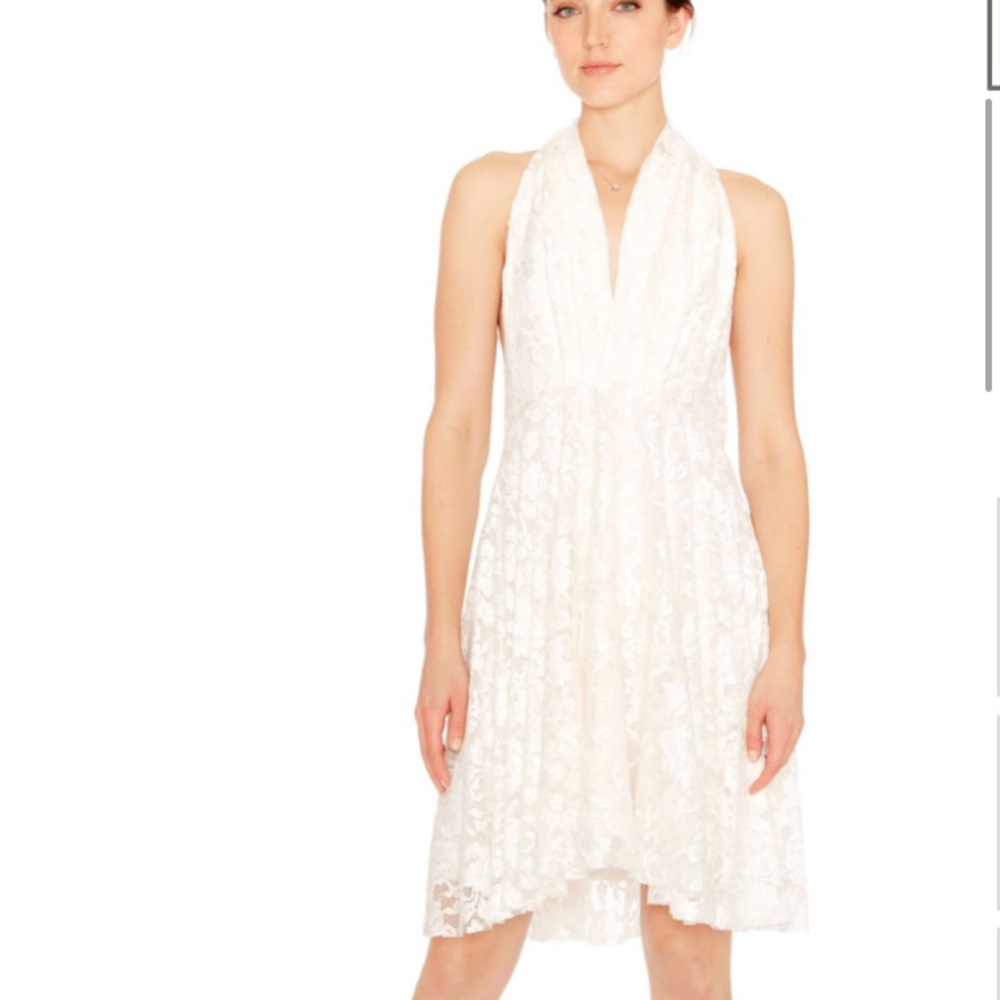 TwoBirds Bridesmaids Lace Mini Dress, Size A